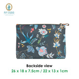 PIP Studio Combi Flower Festival Cosmetic Bag - Dark Blue
