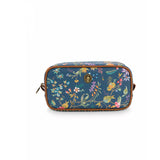 PIP Studio Petites Fleurs Small Square Cosmetic Bag - Dark Blue