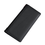 Genuine Leather Men's Wallet RFID Blocking Card Holder Bifold - Black