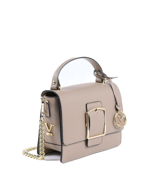 Luxury Leather Handbag in Beige