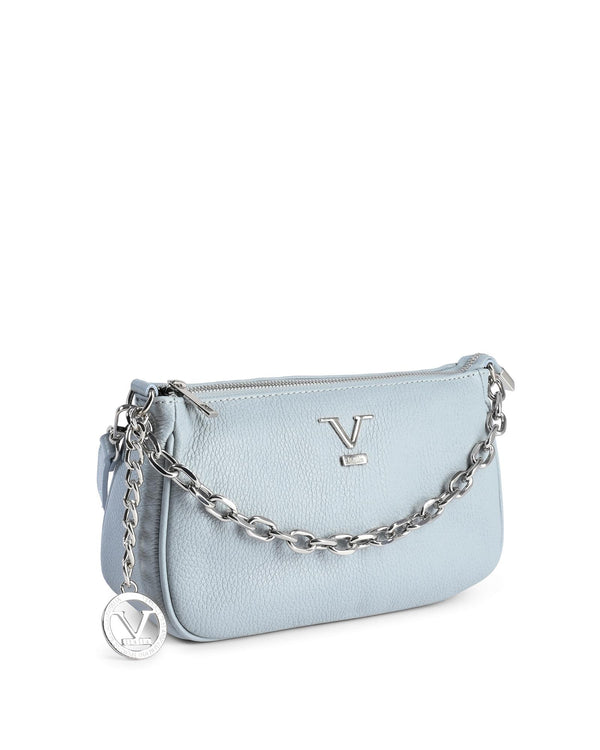 Blue Leather Ladies Mini Bag