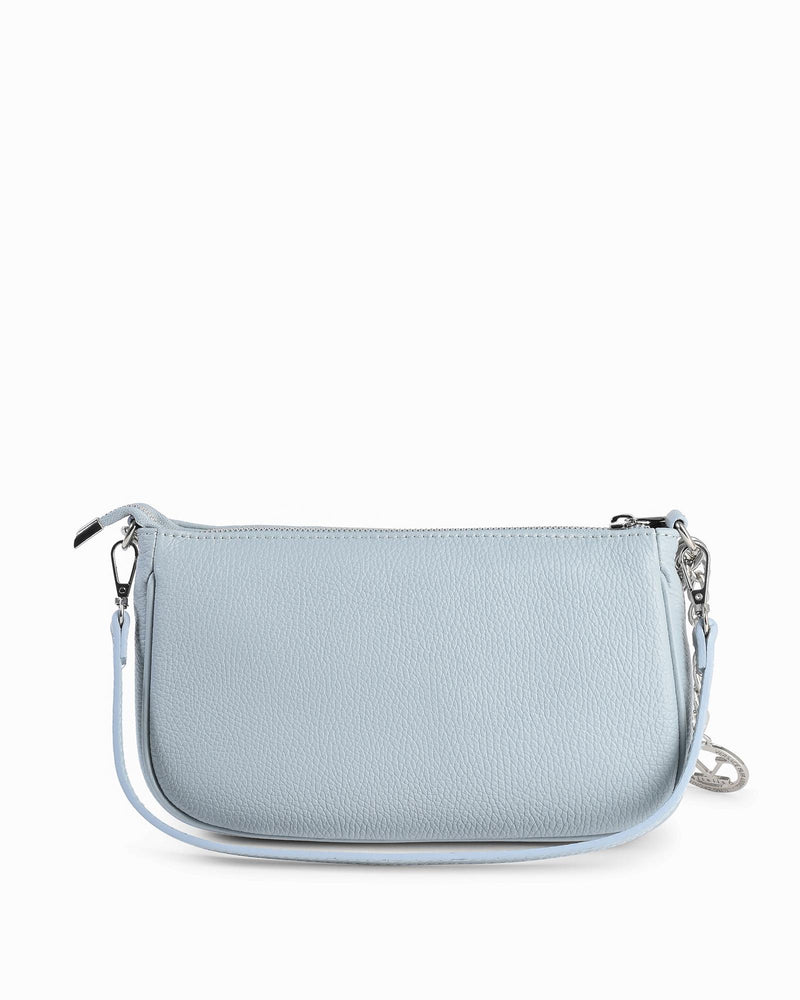 Blue Leather Ladies Mini Bag