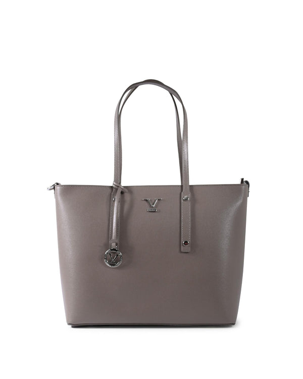 V Italia by Versace 1969 Tote Bag - Taupe Grey