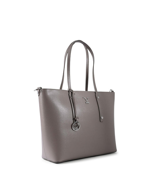 V Italia by Versace 1969 Tote Bag - Taupe Grey