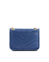 V Italia by Versace 1969 Women's Blue Leather Handbag