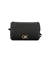 Calvin Klein Women's Black Polyester Handbag - Logo Detailing