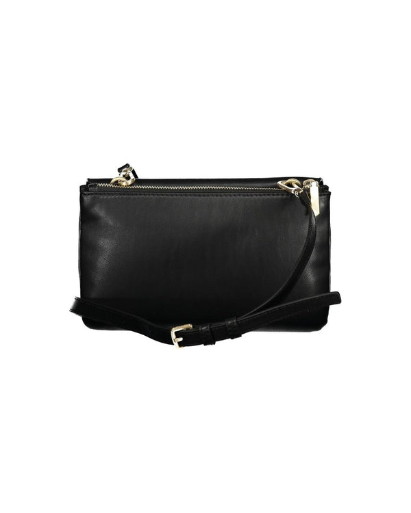 Calvin Klein Women's Black Polyester Handbag - Logo Detailing