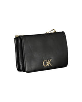 Calvin Klein Women's Black Polyester Handbag - Logo Detailing