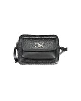 Calvin Klein Women's Black Polyester Handbag - Adjustable Shoulder Strap