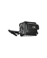 Calvin Klein Women's Black Polyester Handbag - Adjustable Shoulder Strap