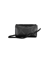 Calvin Klein Women's Black Polyester Handbag - Two Compartments