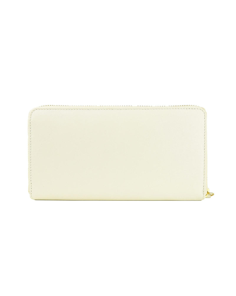 Cavalli Class Womens White Purse with Zipped Closure