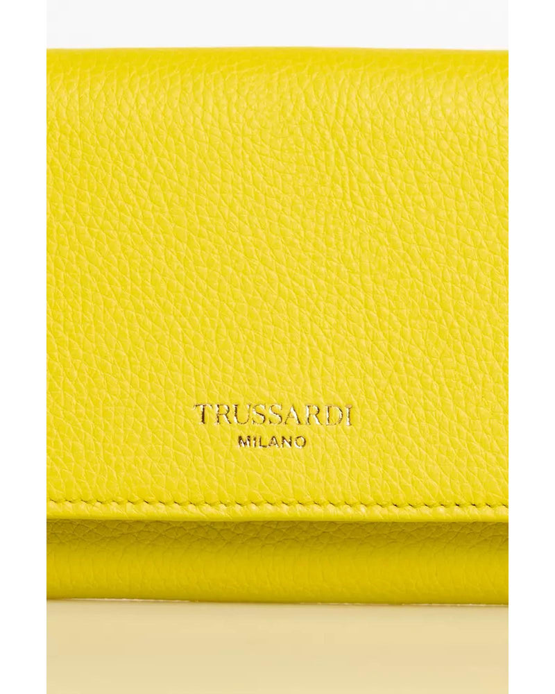 Embossed Logo Mini Wallet with Card Holder and Zip Compartment