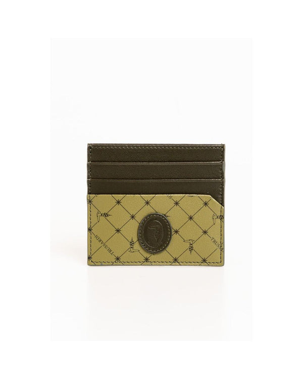 Trussardi Men's Green Leather Wallet