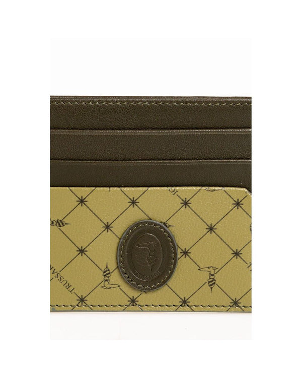 Trussardi Men's Green Leather Wallet