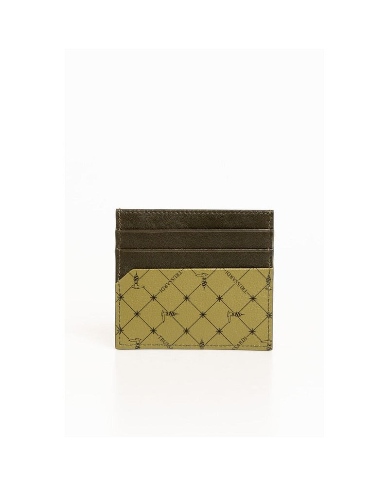 Trussardi Men's Green Leather Wallet