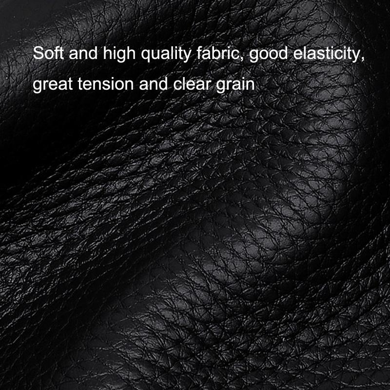 Rfid-blocking Short Mens Leather Wallet - Anti-magnetic