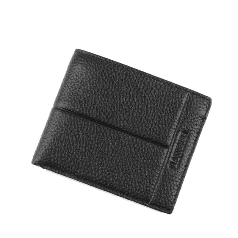 Rfid-blocking Mens Wallet with Card Holder by Baweisi - Black