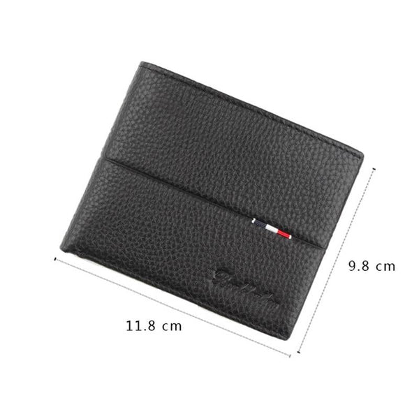 Rfid-blocking Mens Wallet with Card Holder by Baweisi - Black
