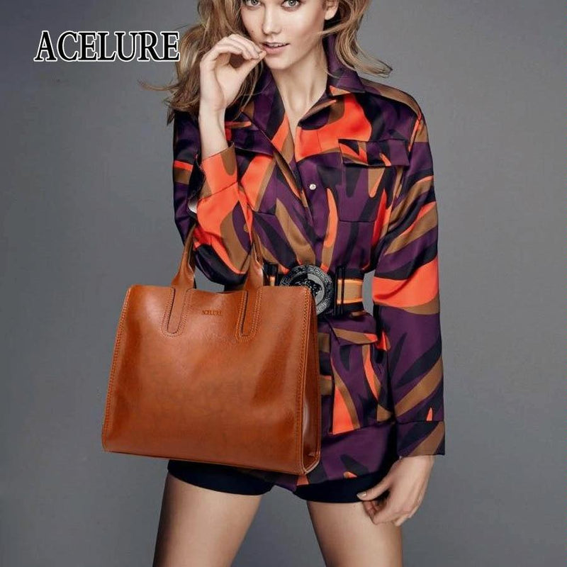 Large Tote Bag for Women - Trunk Shoulder Bag