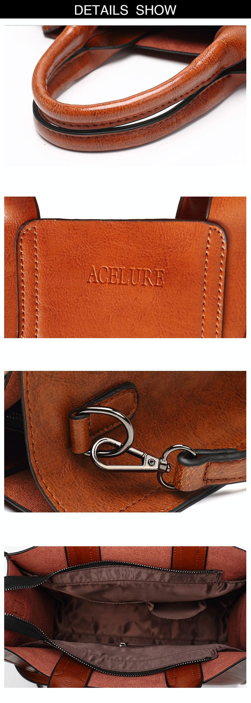 Large Tote Bag for Women - Trunk Shoulder Bag