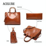 Large Tote Bag for Women - Trunk Shoulder Bag