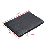 Mens Rfid Leather Wallet with Passport Holder - Multi-functional