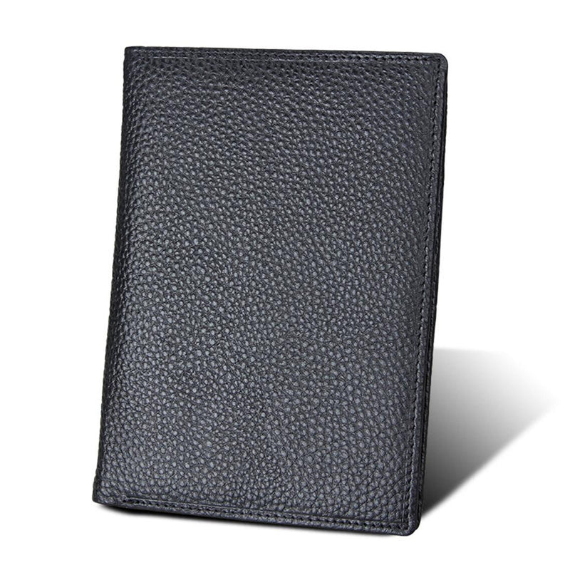 Mens Rfid Leather Wallet with Passport Holder - Multi-functional
