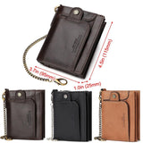 Anti-magnetic Rfid Mens Wallet - Secure Protection - Khaki