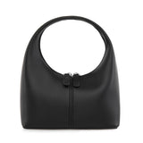 Chic Leather Handbag - Black