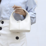 Chic Leather Handbag - Black