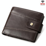 Mens Multi-card Anti-magnetic Wallet - Compact Design