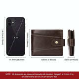 Mens Multi-card Anti-magnetic Wallet - Compact Design