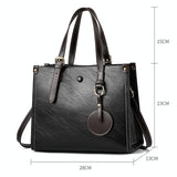 Vintage Multifunctional Handbag - Red