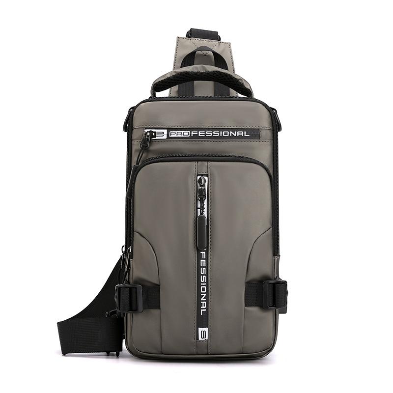 Mens Shoulder Messenger Bag - Khaki