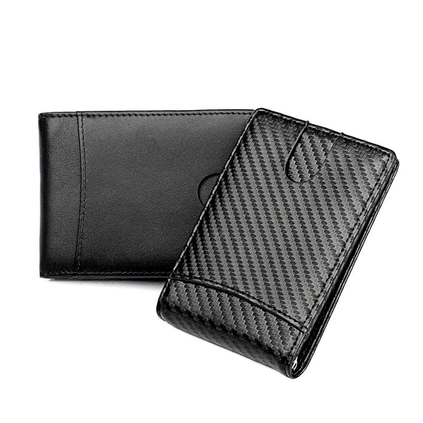 Rfid-blocking Carbon Fibre Mens Wallet - Sleek & Secure