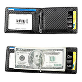 Rfid-blocking Carbon Fibre Mens Wallet - Sleek & Secure