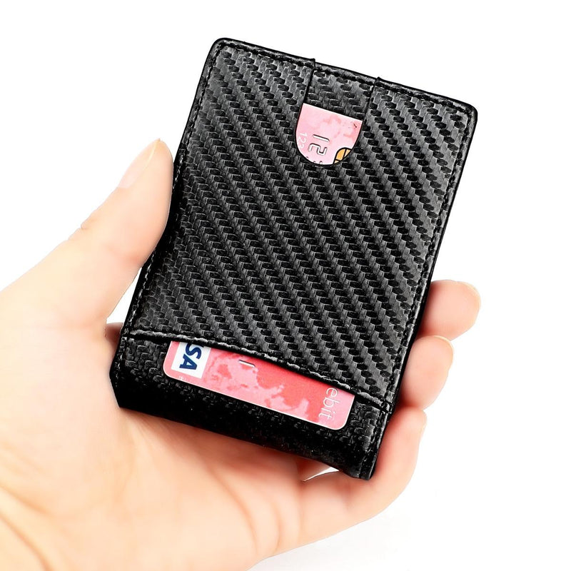 Rfid-blocking Carbon Fibre Mens Wallet - Sleek & Secure