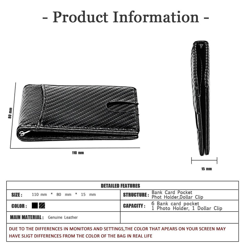 Rfid-blocking Carbon Fibre Mens Wallet - Sleek & Secure