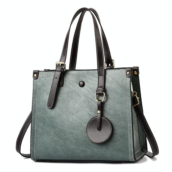Vintage Multifunctional Handbag - Green