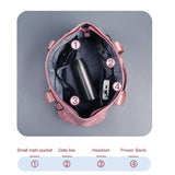 Sports USB Shoulder Bag - Compact and Versatile - Pink