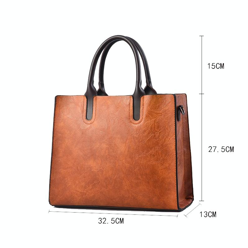 Retro Square Handbag - Vintage Style - Black