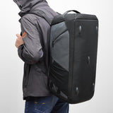 Separate Wet / Dry Large Gym Bag - Grey