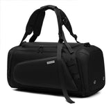 Separate Wet / Dry Large Gym Bag - Grey