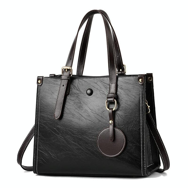 Vintage Multifunctional Handbag - Black