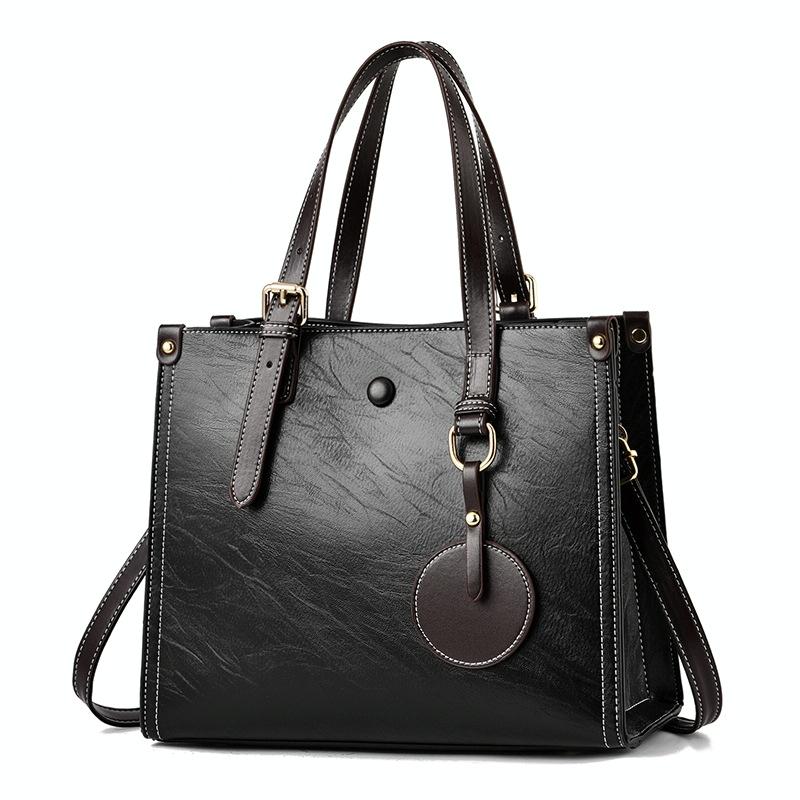 Vintage Multifunctional Handbag - Black