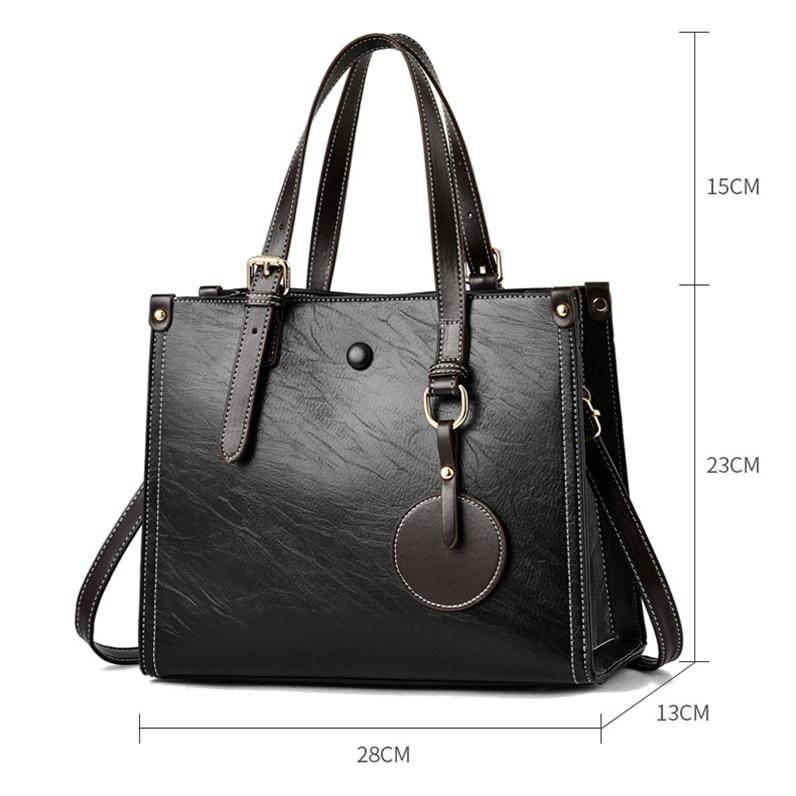 Vintage Multifunctional Handbag - Black