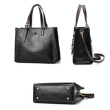 Vintage Multifunctional Handbag - Black
