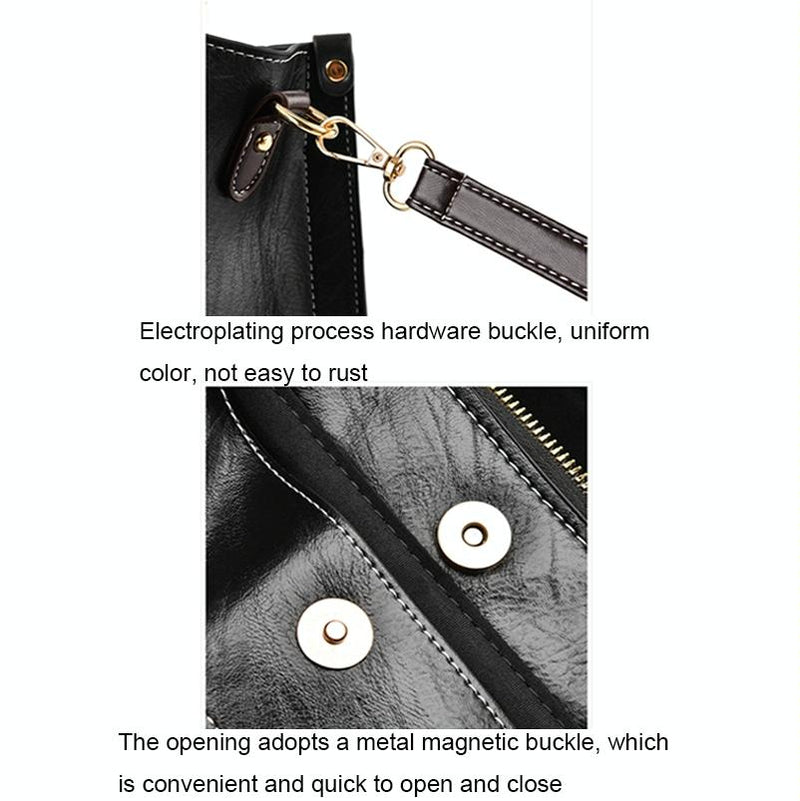Vintage Multifunctional Handbag - Black