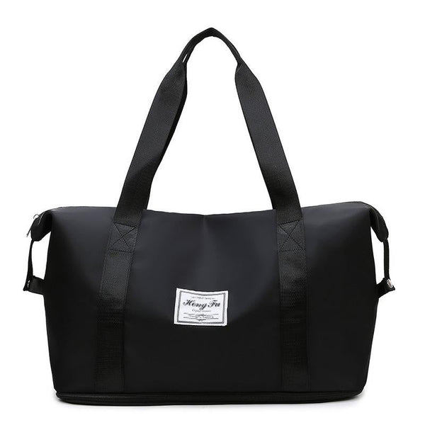 Sports Gym Duffel Bag with Wet / Dry Separation - Large Capacity - Grey